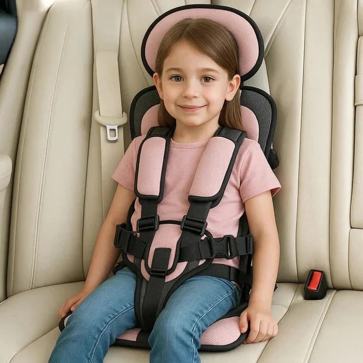 Portable Car Seat with Five-Point Harness Padded Cushion and Breathable Mesh - Image 12