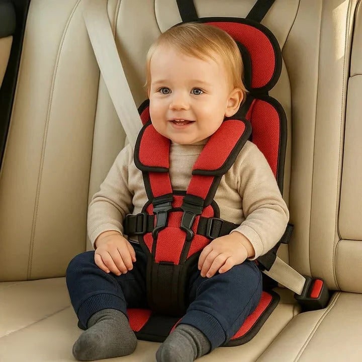 Portable Car Seat with Five-Point Harness Padded Cushion and Breathable Mesh - Image 15