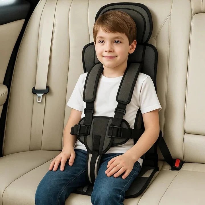Portable Car Seat with Five-Point Harness Padded Cushion and Breathable Mesh - Image 16