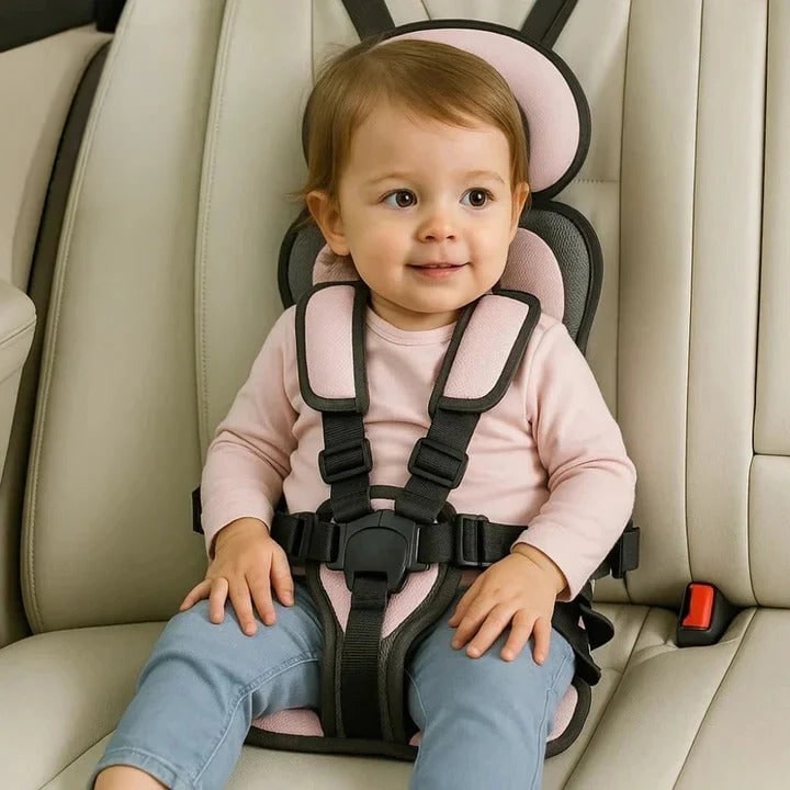 Portable Car Seat with Five-Point Harness Padded Cushion and Breathable Mesh - Image 17
