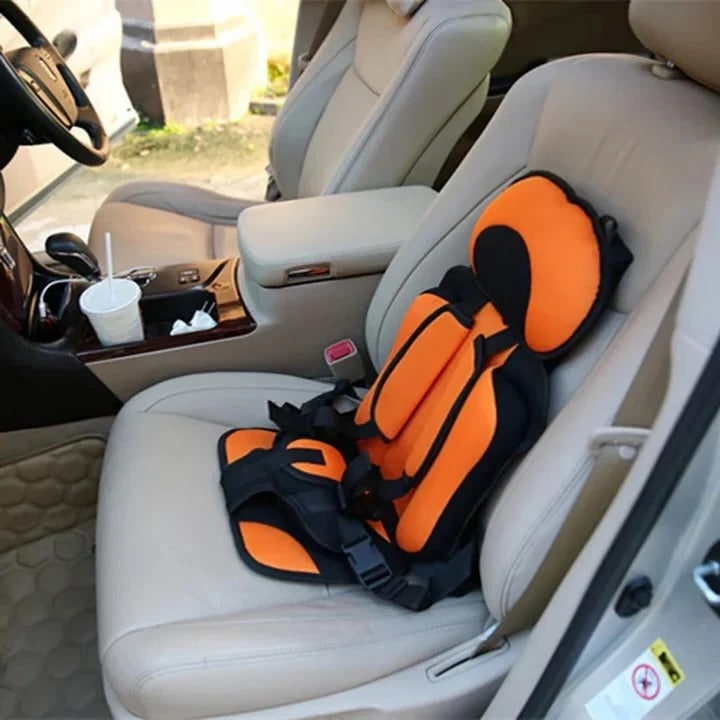 Portable Car Seat with Five-Point Harness Padded Cushion and Breathable Mesh - Image 7
