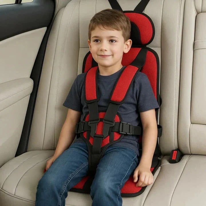 Portable Car Seat with Five-Point Harness Padded Cushion and Breathable Mesh - Image 9