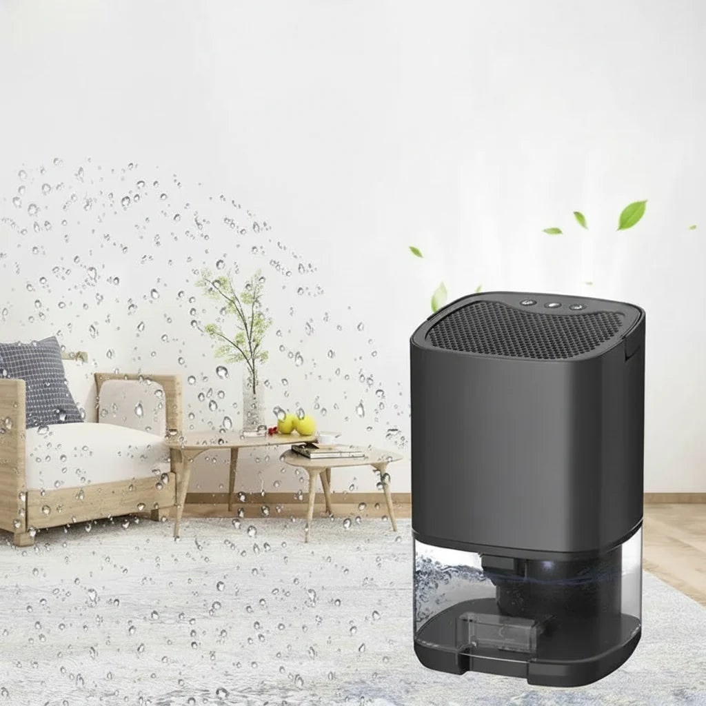 Portable Dehumidifier with Clear Water Tank for Bedroom and Bathroom - Image 2