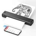 Portable Thermal Printer with Wireless Bluetooth and USB for A4 Paper - Image 1