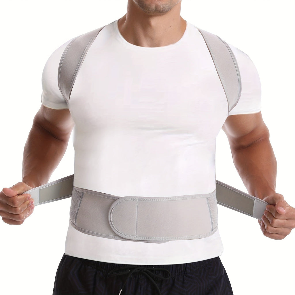 Posture Corrector Back Brace with Adjustable Mesh Straps and Lumbar Support - Image 2