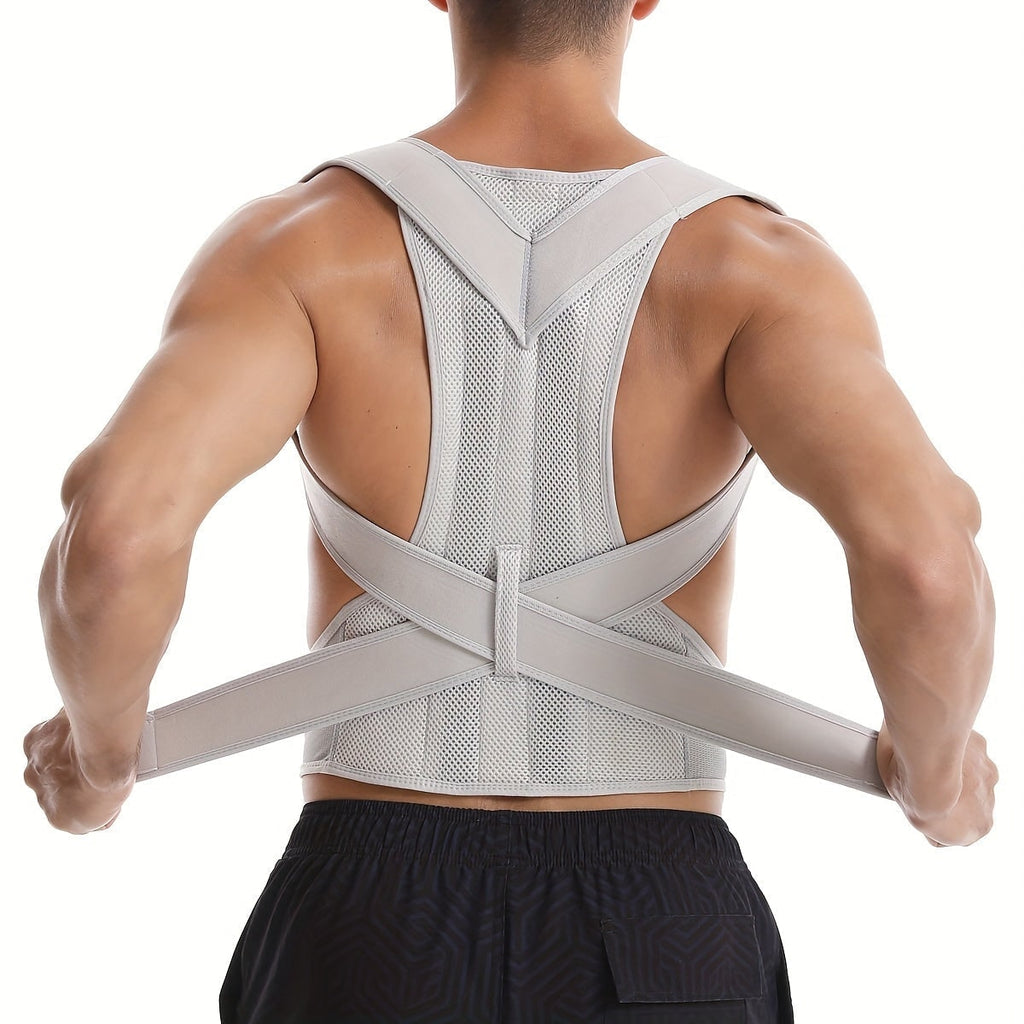Posture Corrector Back Brace with Adjustable Mesh Straps and Lumbar Support - Image 5