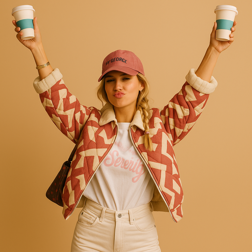 Women’s printed cotton coat with slim fit, breathable fabric, and expressive multicolor designs for stylish everyday outfits.