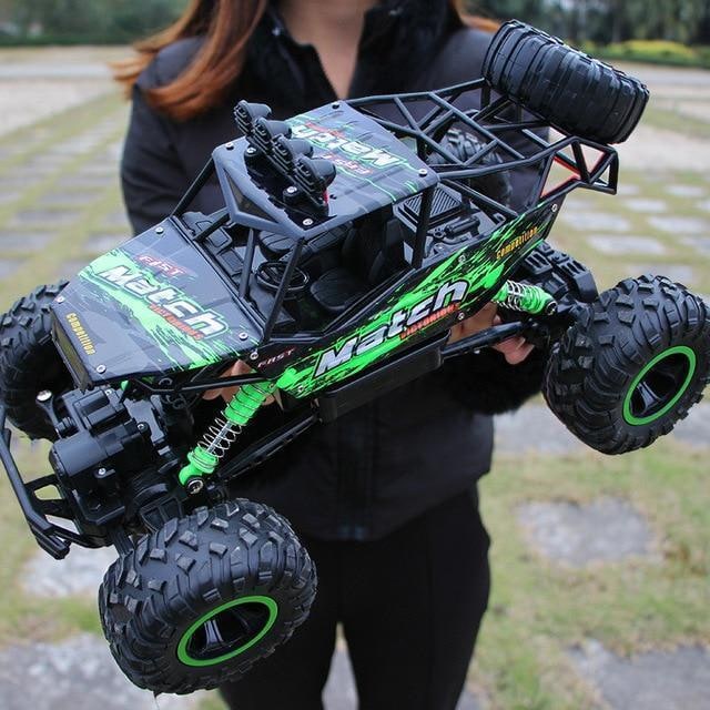 Rc Rock Crawler Remote Control 4x4 Monster Truck with Shock Absorbers and All-Terrain Tires - Image 1