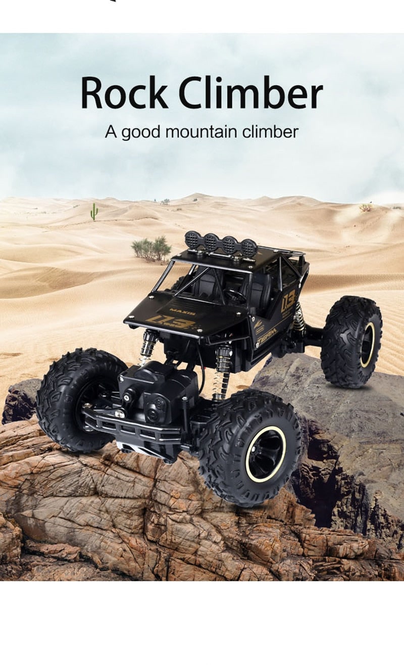 Rc Rock Crawler Remote Control 4x4 Monster Truck with Shock Absorbers and All-Terrain Tires - Image 15