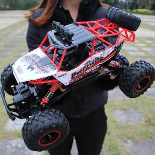 Rc Rock Crawler Remote Control 4x4 Monster Truck with Shock Absorbers and All-Terrain Tires - Image 2