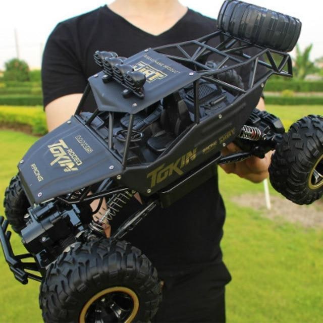 Rc Rock Crawler Remote Control 4x4 Monster Truck with Shock Absorbers and All-Terrain Tires - Image 3