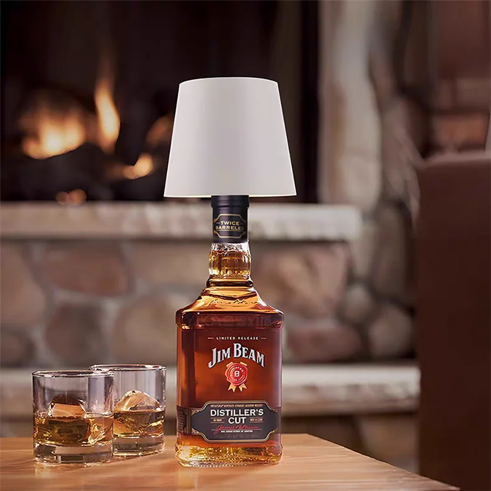 Rechargeable Cordless Table Lamp with LED Bottle Topper and Battery Powered Design - Image 14