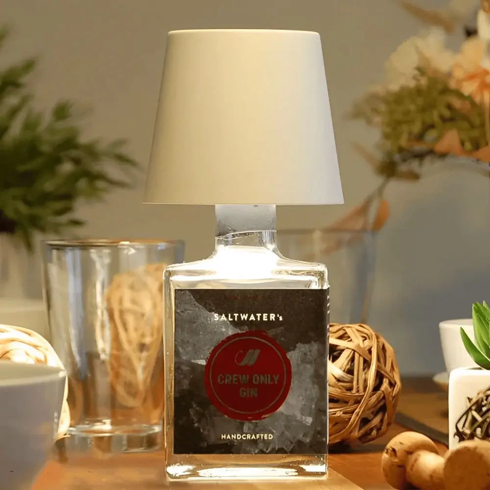 Rechargeable Cordless Table Lamp with LED Bottle Topper and Battery Powered Design - Image 3