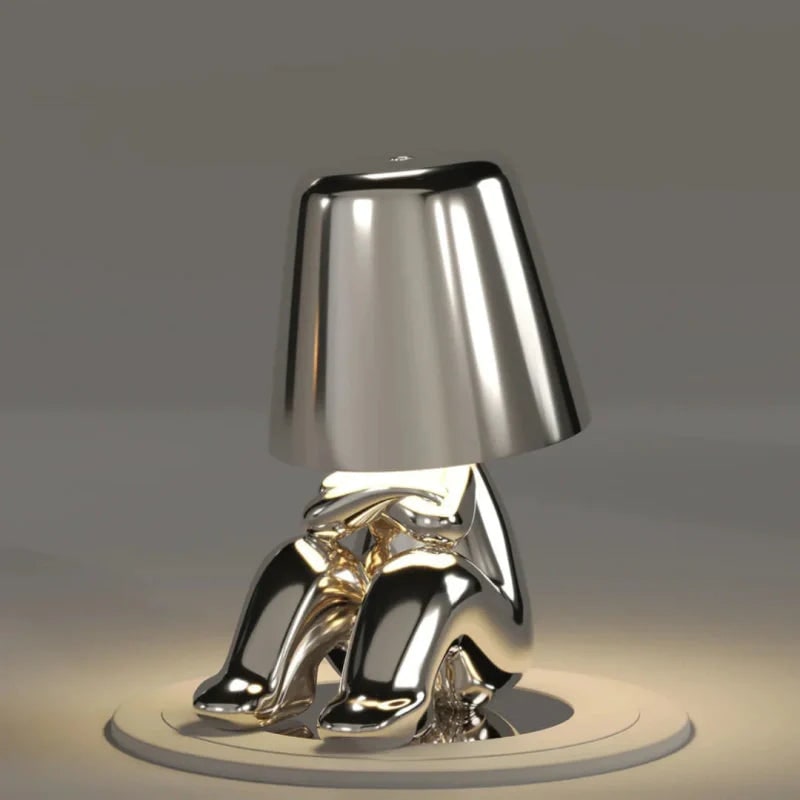 Rechargeable Cordless Table Lamp with Touch Dimming and Decorative Figure Design - Image 19