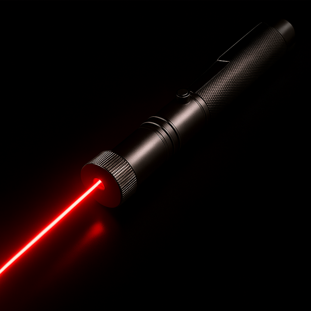 Rechargeable Laser Pointer with Adjustable Beam and USB Charging for Presentations - Image 1