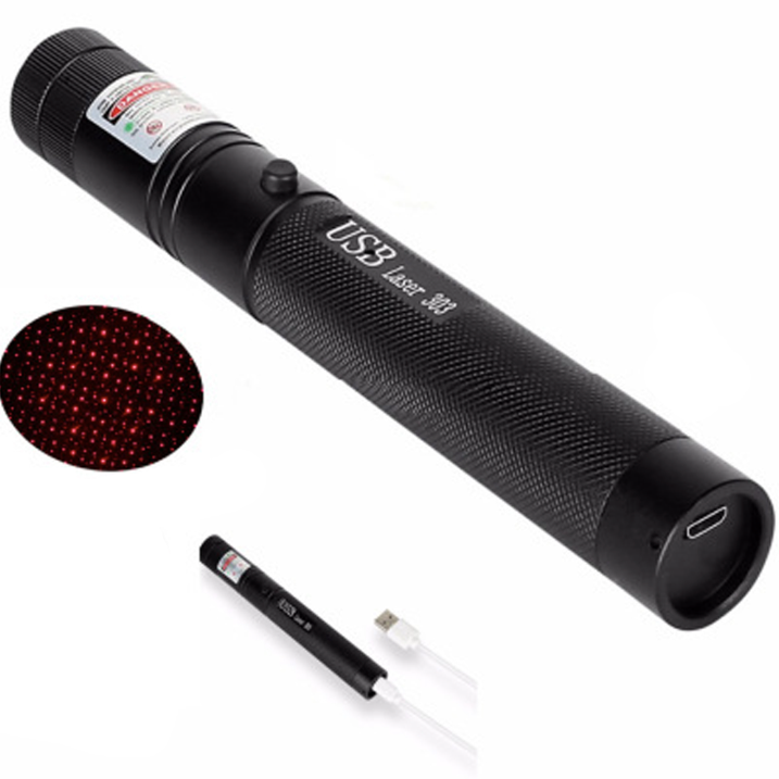 Rechargeable Laser Pointer with Adjustable Beam and USB Charging for Presentations - Image 5