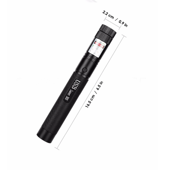 Rechargeable Laser Pointer with Adjustable Beam and USB Charging for Presentations - Image 8