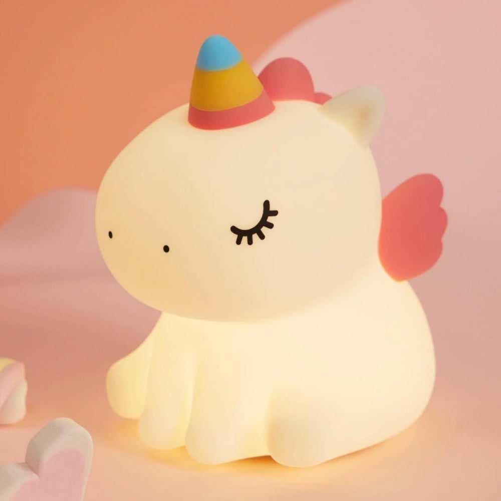 Rechargeable Silicone Night Light with Touch Activated Warm LED Glow for Kids - Image 11