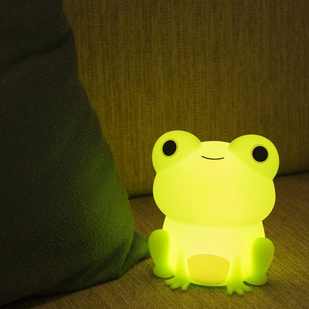 Rechargeable Silicone Night Light with Touch Activated Warm LED Glow for Kids - Image 12