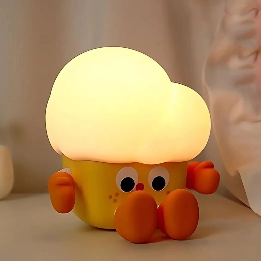 Rechargeable Silicone Night Light with Touch Activated Warm LED Glow for Kids - Image 15