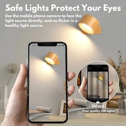 Rechargeable Wall Sconce with Cordless LED Lighting and 360° Magnetic Rotation - Image 13
