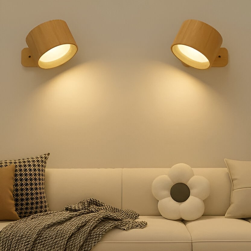 Rechargeable Wall Sconce with Cordless LED Lighting and 360° Magnetic Rotation - Image 3