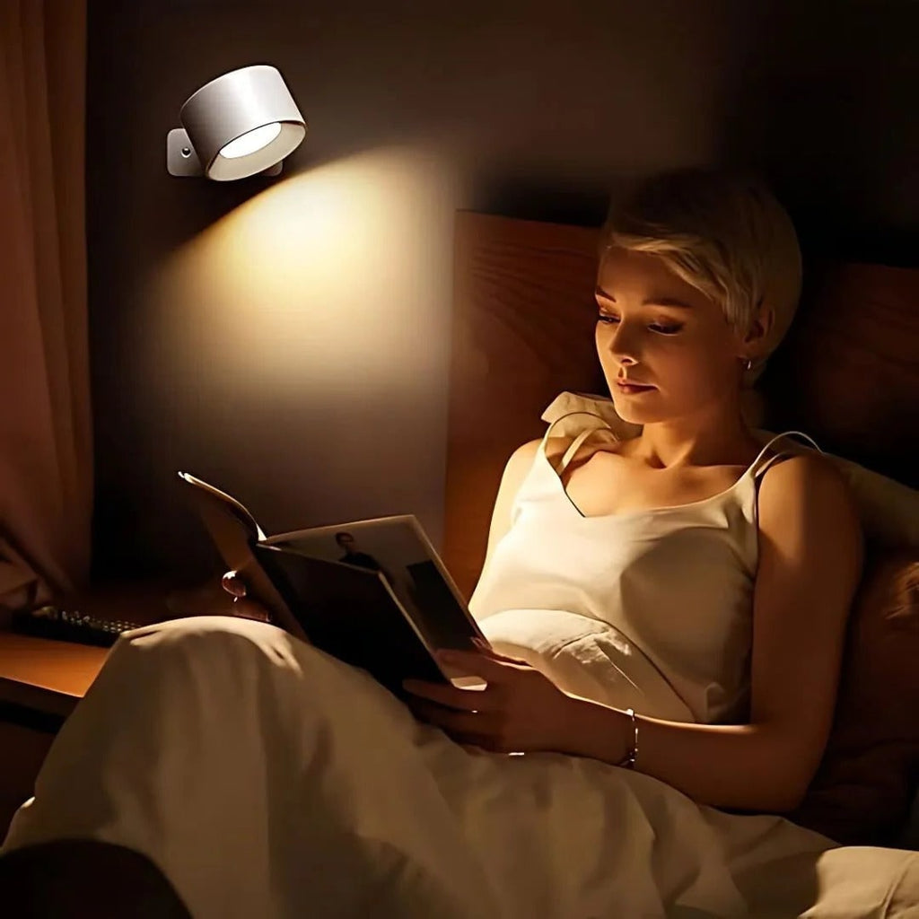 Rechargeable Wall Sconce with Cordless LED Lighting and 360° Magnetic Rotation - Image 4