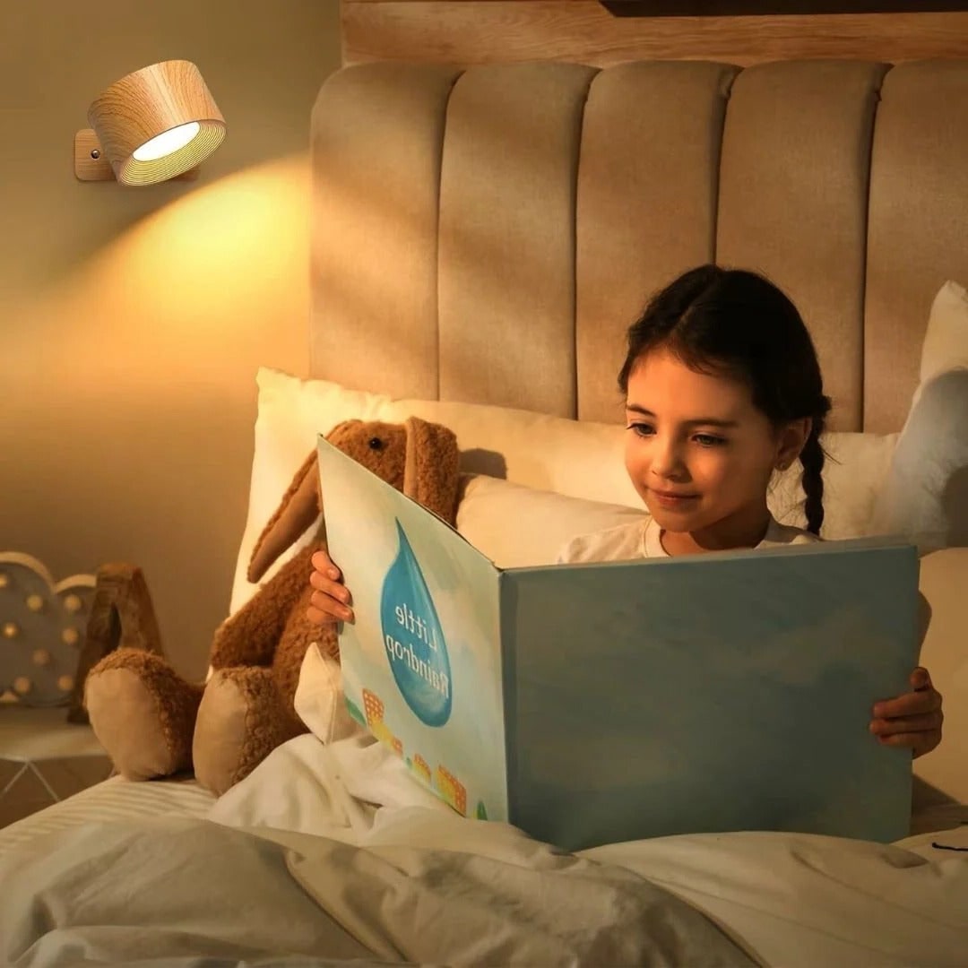 Rechargeable Wall Sconce with Cordless LED Lighting and 360° Magnetic Rotation - Image 5