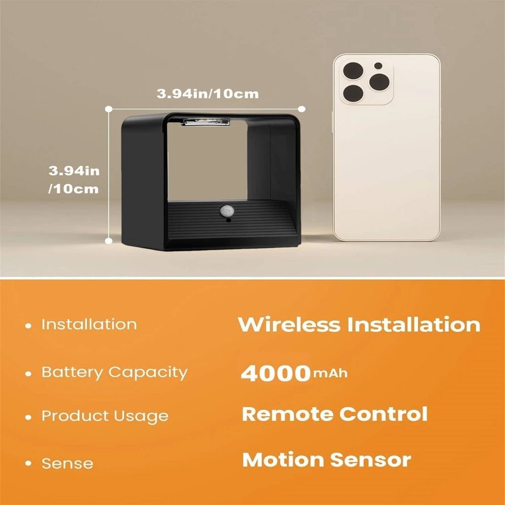 Rechargeable Wall Sconce with Motion Sensor Remote Control and Dimmable LED Lighting - Image 7
