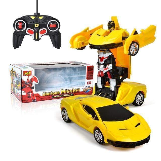 Remote Control Car That Transforms Into Robot with LED Lights and Sound Effects - Image 11