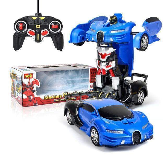 Remote Control Car That Transforms Into Robot with LED Lights and Sound Effects - Image 14