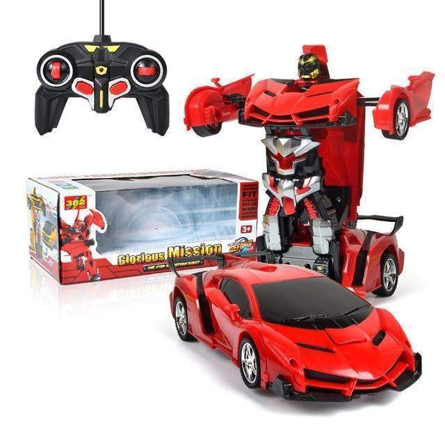 Remote Control Car That Transforms Into Robot with LED Lights and Sound Effects - Image 15