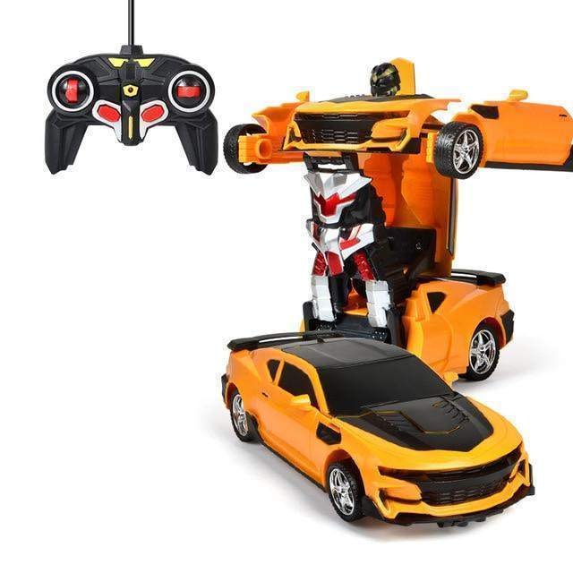 Remote Control Car That Transforms Into Robot with LED Lights and Sound Effects - Image 16