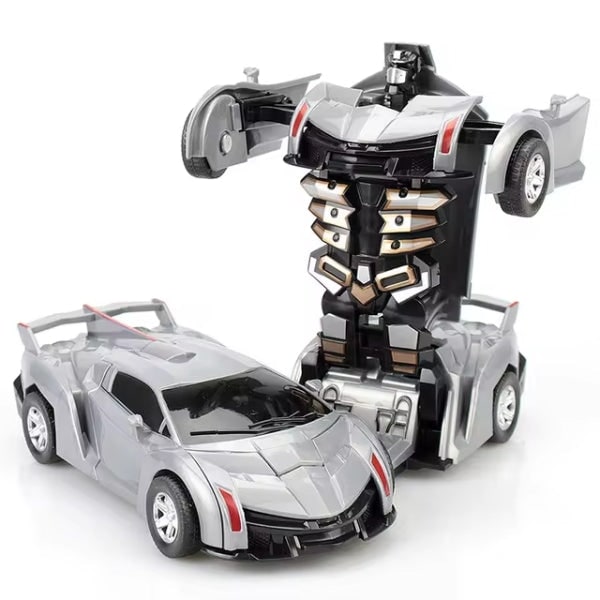 Remote Control Car That Transforms Into Robot with LED Lights and Sound Effects - Image 19