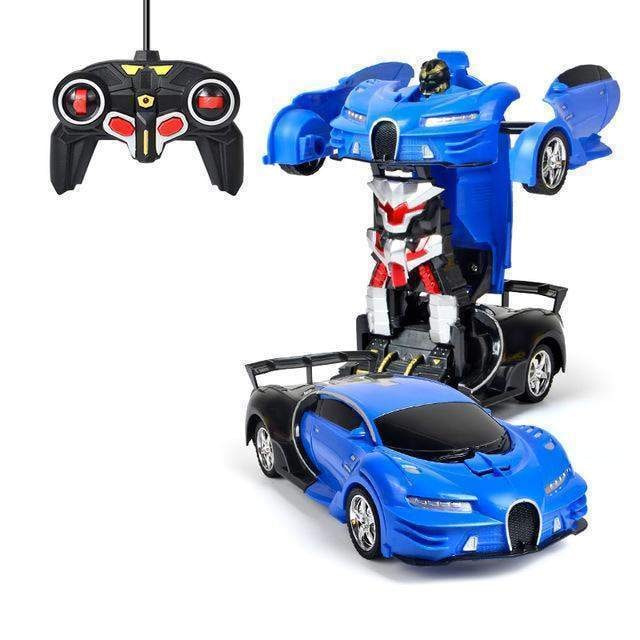 Remote Control Car That Transforms Into Robot with LED Lights and Sound Effects - Image 4