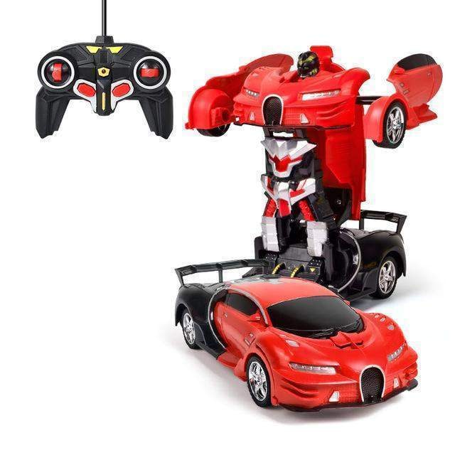 Remote Control Car That Transforms Into Robot with LED Lights and Sound Effects - Image 5