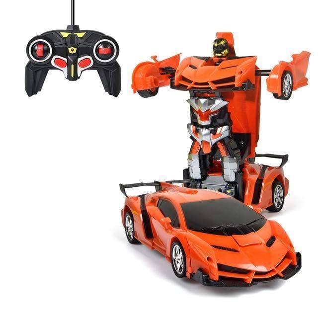 Remote Control Car That Transforms Into Robot with LED Lights and Sound Effects - Image 7