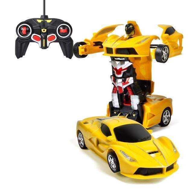 Remote Control Car That Transforms Into Robot with LED Lights and Sound Effects - Image 9
