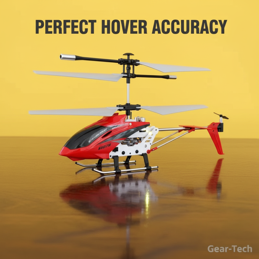 Remote Control Helicopter with Coaxial Rotors Crash-Resistant Metal Frame and LED Lights - Image 16