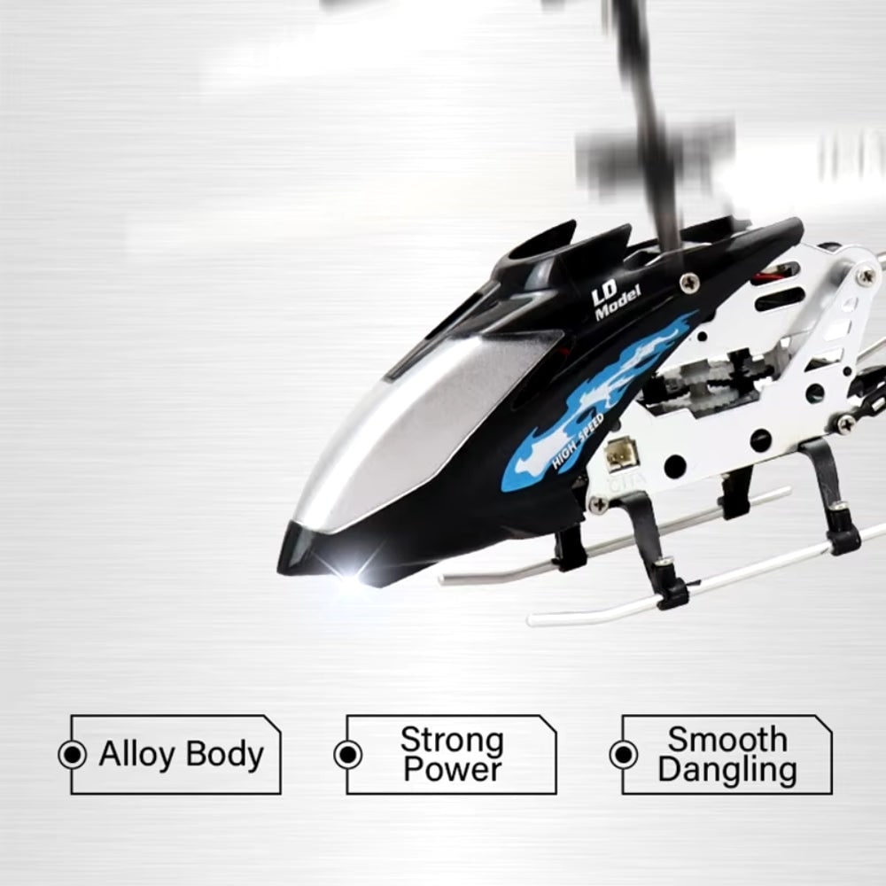 Remote Control Helicopter with Coaxial Rotors Crash-Resistant Metal Frame and LED Lights - Image 22