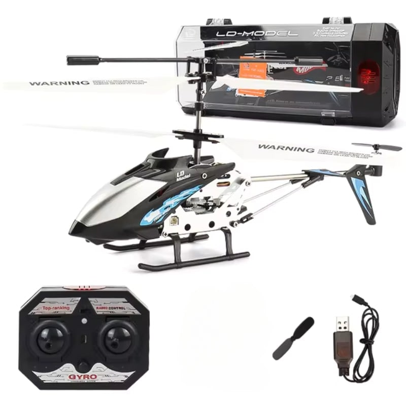 Remote Control Helicopter with Coaxial Rotors Crash-Resistant Metal Frame and LED Lights - Image 23