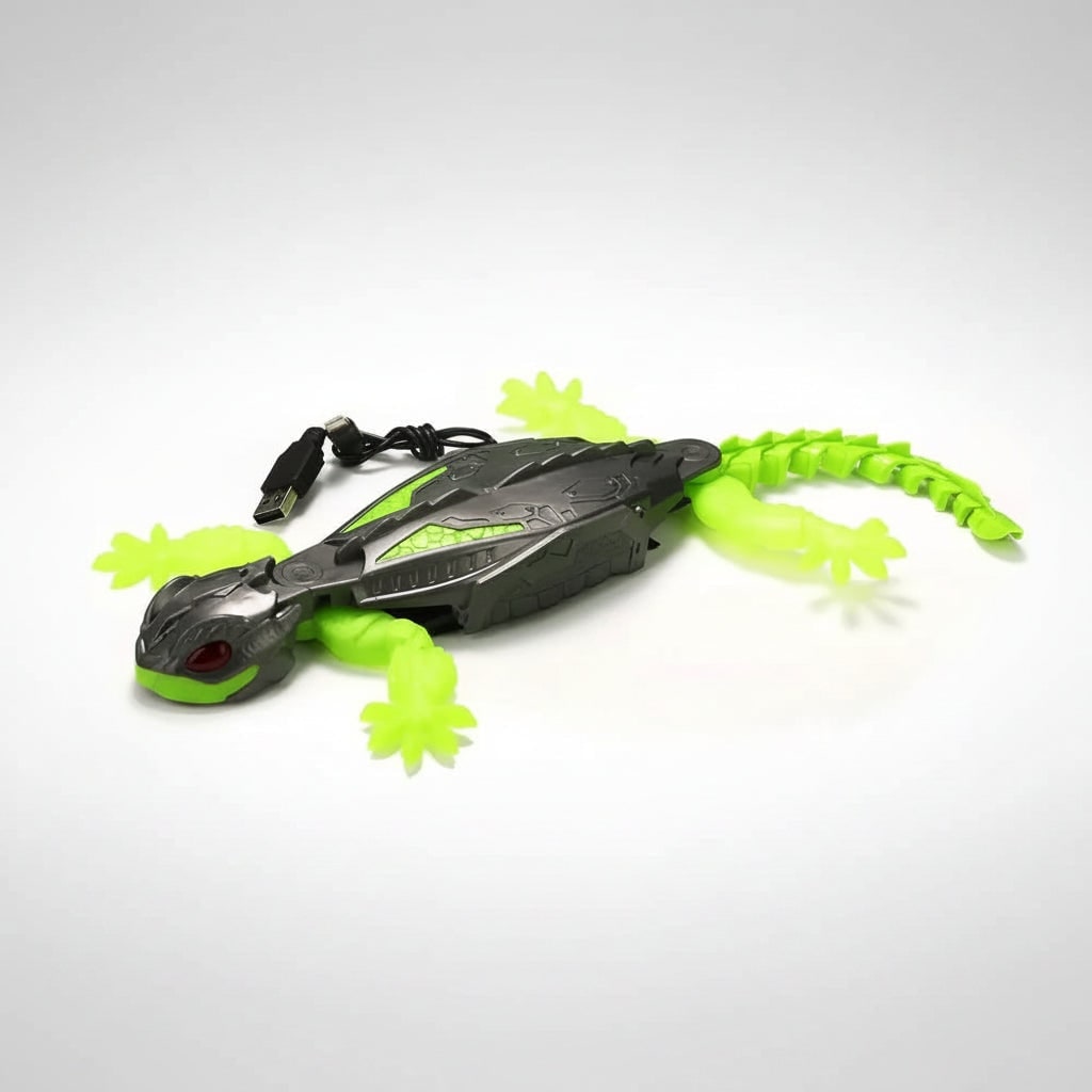 Remote Control Spider Toy with Wall Climbing Function and USB Rechargeable LED Eyes - Image 1