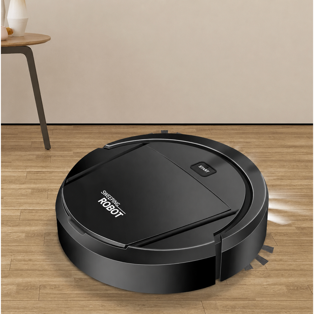 Robot Vacuum Cleaner with Smart Automatic Navigation Hepa Filtration and Dual Side Brushes - Image 1