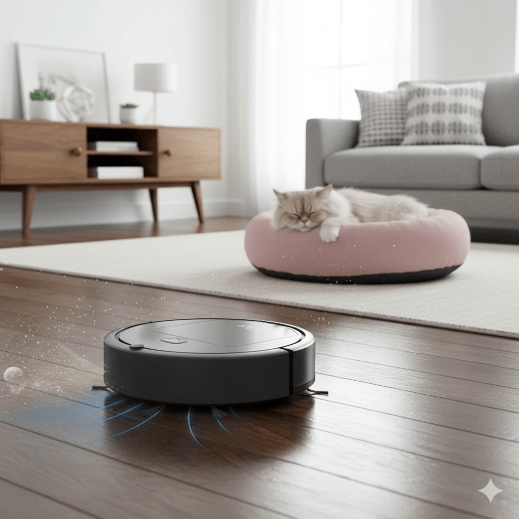 Robot Vacuum Cleaner with Smart Automatic Navigation Hepa Filtration and Dual Side Brushes - Image 3