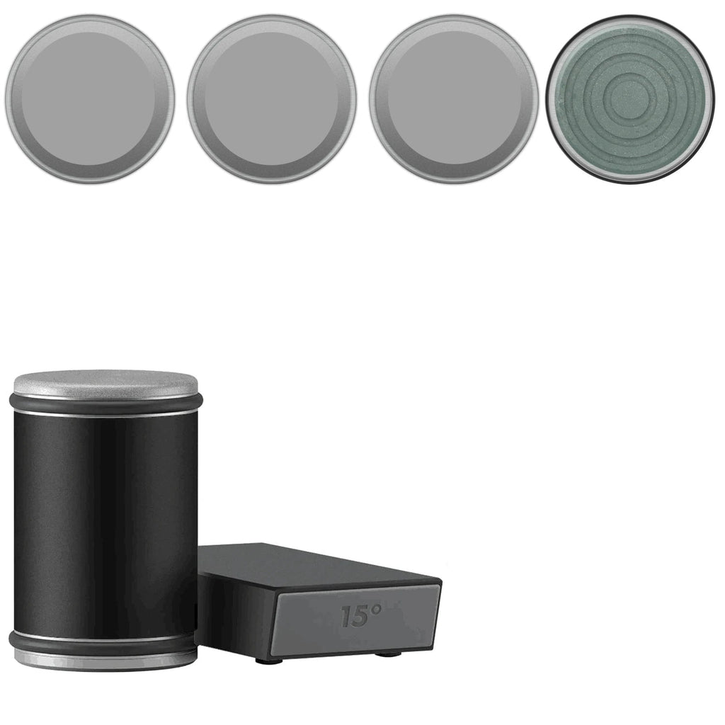 Rolling Knife Sharpener with Manual Diamond-Coated Wheels and Magnetic Angle Guide - Image 21