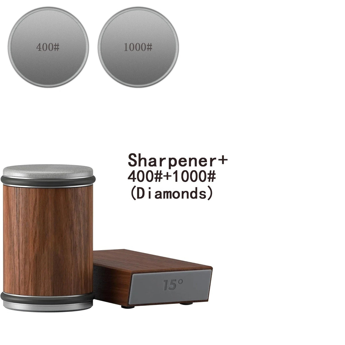 Rolling Knife Sharpener with Manual Diamond-Coated Wheels and Magnetic Angle Guide - Image 48