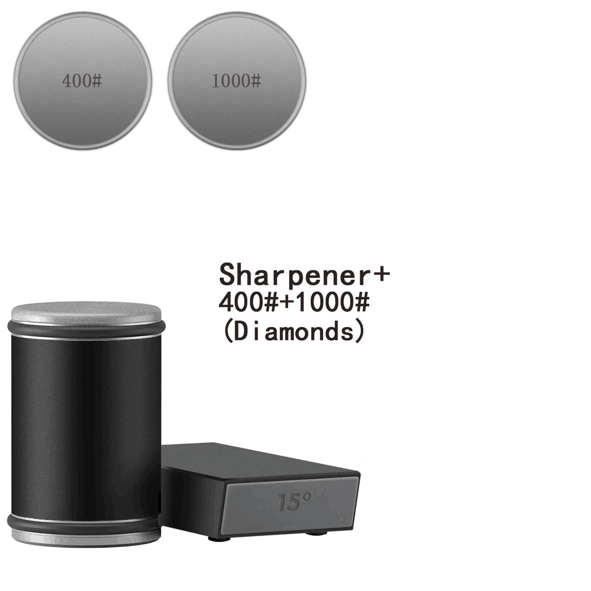 Rolling Knife Sharpener with Manual Diamond-Coated Wheels and Magnetic Angle Guide - Image 49