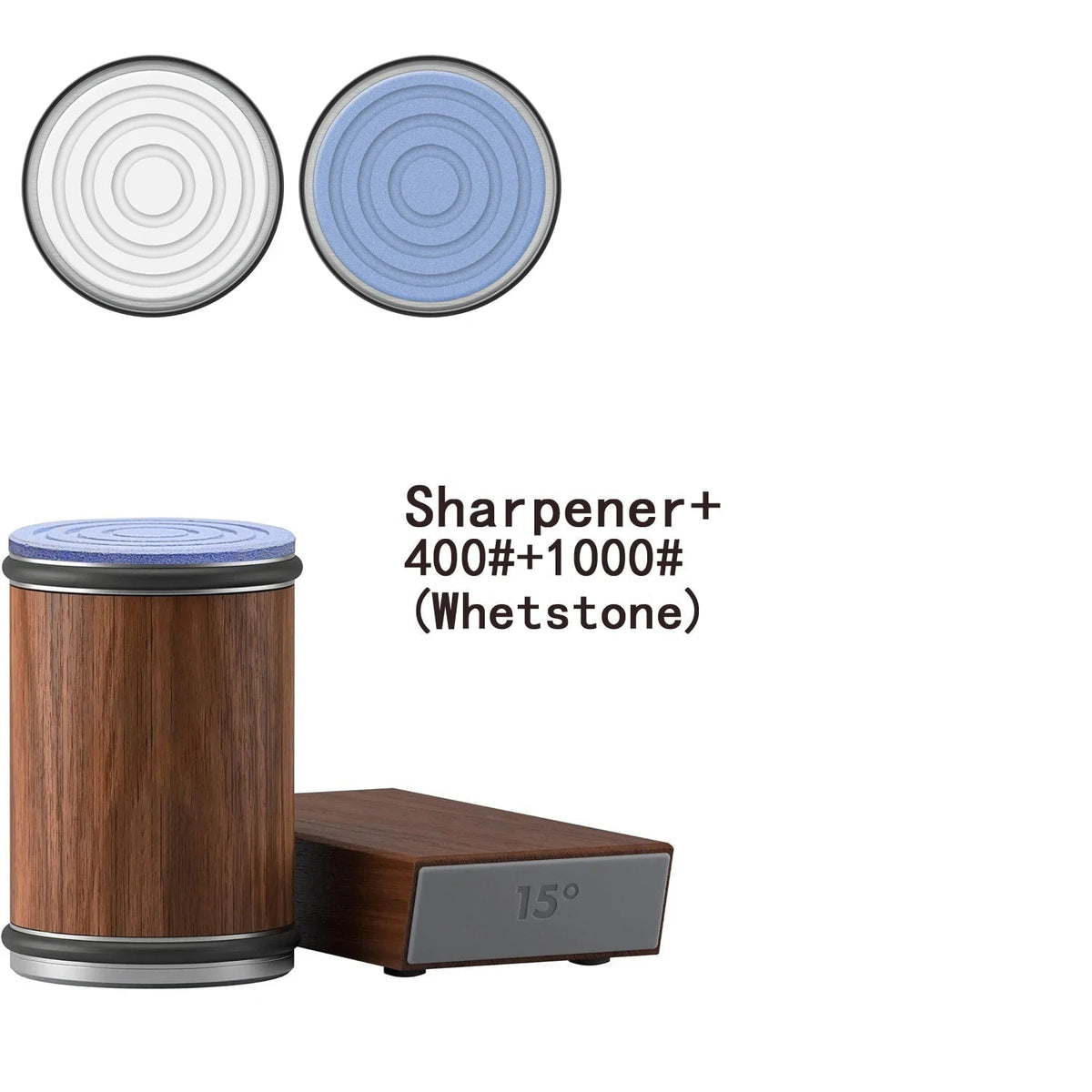 Rolling Knife Sharpener with Manual Diamond-Coated Wheels and Magnetic Angle Guide - Image 50