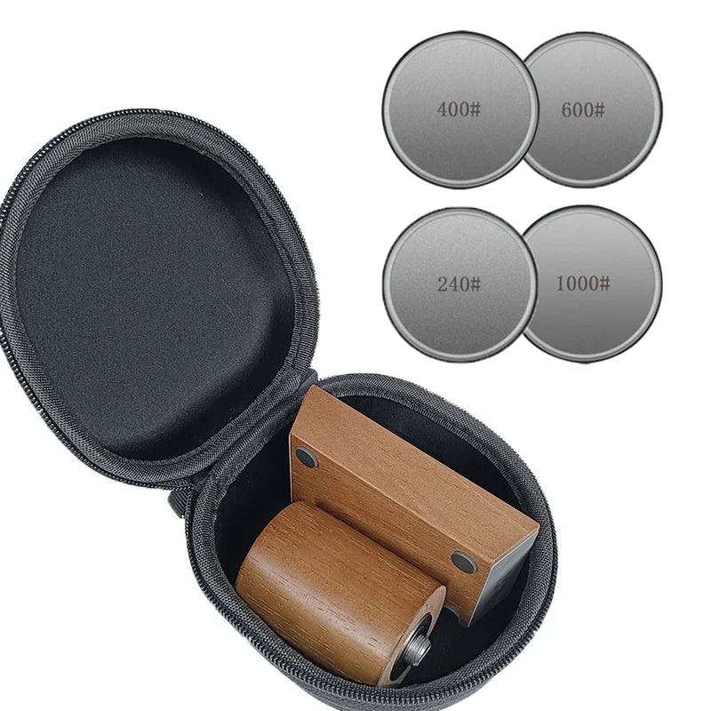 Rolling Knife Sharpener with Manual Diamond-Coated Wheels and Magnetic Angle Guide - Image 54