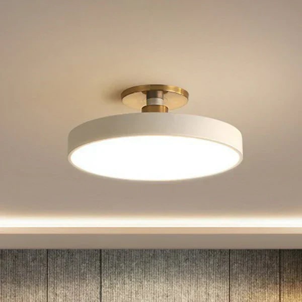 Round LED Ceiling Light Fixture with Semi Flush Mount and Modern Minimalist Design - Image 9